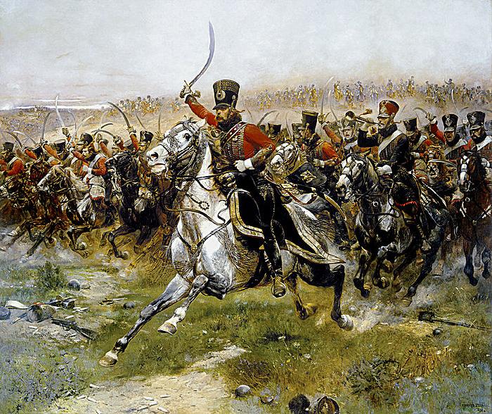 Edouard Detaille Charge of the 4th Hussars at the battle of Friedland, 14 June 1807 China oil painting art